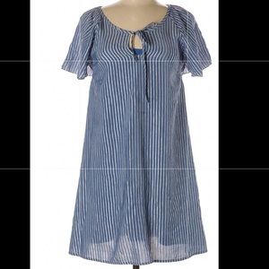 Hinge A-line blue sundress